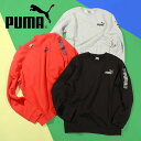 送料無料 プーマ キッズ スウェット トレーナー PUMA ESS+ LOGO LABO CREW FL 裏起毛 ロゴ ジュニア 子供 ジャージ スエット 子供服 2023秋冬新作 677741