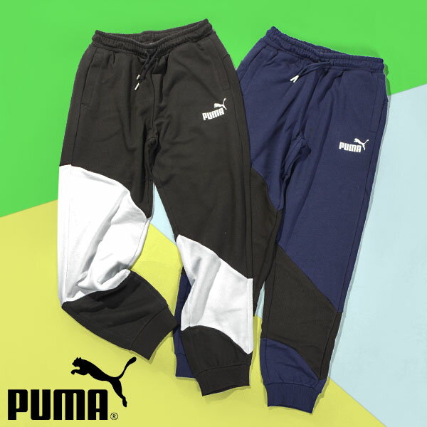 ■商品コメント &nbsp; PUMA(プーマ) PUMA POWER キャット スウェットパンツ TR になります。 キッズ・ジュニア・子ども PUMA POWERコレクションからキッズサイズのスウェットパンツが登場。 大胆なカラーブロックが目を引くデザインです。伸縮性があり、さらっとした着心地のフレンチテリージャージで、アクティブなシーンはもちろん、スポーツミックスのコーディネートにもおすすめの商品です。 伸縮性のあるウエストバンド（調節可能な外付けドローコード付き） ドローコードにメタルエンド リブ付きの袖口 脚を覆うキャットのカットライン 左脚にプーマNo.1ロゴ レギュラーフィット フレンチテリーの裏毛生地 スポーツシーンや通学や普段着など幅広く活躍します。 本体) 裏毛: コットン 68% ポリエステル (リサイクル) 32% 裾) リブ: コットン 97% ポリウレタン 3% ポケット袋) 天竺: コットン 100% &nbsp; ■商品詳細 &nbsp; ■ブランド PUMA-JAPAN（プーマジャパン） ■商品名 PUMA POWER キャット スウェットパンツ TR ■品番 678565 ■カラー 01-プーマブラック 06-プーマネイビー ■材質 本体) 裏毛: コットン 68% ポリエステル (リサイクル) 32% 裾) リブ: コットン 97% ポリウレタン 3% ポケット袋) 天竺: コットン 100% &nbsp; ■商品カラーにつきまして &nbsp; 可能な限り商品色に近い画像を選んでおりますが、閲覧環境等により画像の色目が若干異なる場合もございますので、その旨をご理解された上でご購入ください。 &nbsp; メーカー希望小売価格はメーカー商品タグに基づいて掲載しています