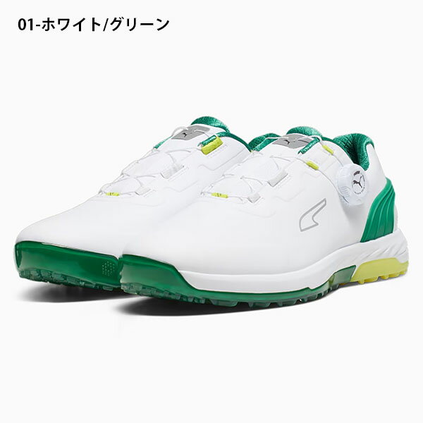 送料無料 プーマ ゴルフシューズ メンズ PUMA アルファキャット ニトロ ディスク GOLF ゴルフ スパイクレス シューズ 靴 BOA ボア ダイヤル式 ローカット 2023秋冬新作 378920 2