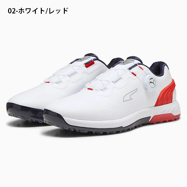 送料無料 プーマ ゴルフシューズ メンズ PUMA アルファキャット ニトロ ディスク GOLF ゴルフ スパイクレス シューズ 靴 BOA ボア ダイヤル式 ローカット 2023秋冬新作 378920 3