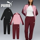 送料無料 プーマ レディース ウインドブレーカー 上下セット PUMA ウーブン トラックスーツ CL ナイロン ジャージ セットアップ 上下組 スポーツウェア...