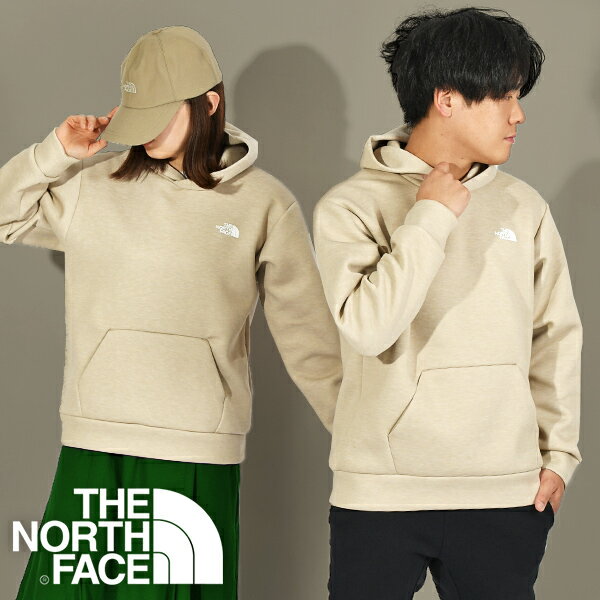 送料無料 ノースフェイス ストレッチ パーカー メンズ レディース プルオーバー THE NORTH FACE Tech Air Sweat Wide Hoodie テックエアー スウェット ワイド フーディ ベージュ NT62385 2024…