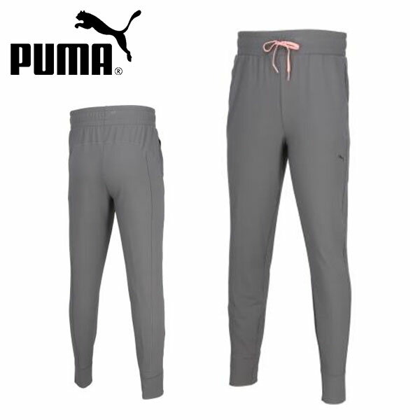 送料無料 プーマ レディース ロングパンツ 下 PUMA STUDIO FOUNDATIONSニットパンツ ジャージ スポーツ..