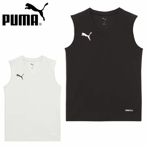 ゆうパケット対応可能！プーマ キッズ ノースリーブシャツ PUMA TEAMLIGA クール インナー JR ジュニア 子供 アンダーウェア スポーツウェア サッカー フットボール フットサル トレーニング ウェア 練習 部活 クラブ 2026春夏新作 660908