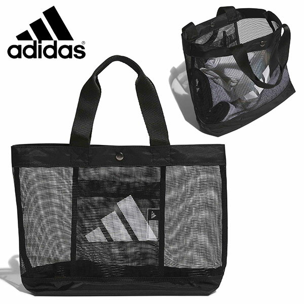 Other - アディダス キッズ メッシュトート adidas ジュニア 子供 10L トートバッグ 手提げバッグ スイムバッグ スイミング プールバッグ 学校 2026春夏新作 ZK534