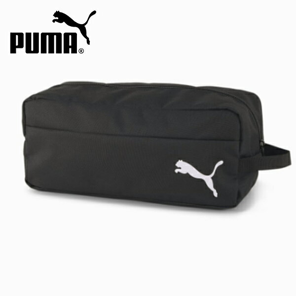 ■商品コメント &nbsp; PUMA(プーマ) チームゴール 23 シューバッグ になります。 メンズ・レディース・男性・女性・男女兼用・ユニセックス 耐久性のある素材と実用的なデザインが特徴のシューバッグ。家に帰るまで他の荷物を汚れから守ります。 容量: 8L・メインコンパートメントは上部にジッパー付き・フロント右側にプーマキャットロゴ 部活動やクラブやジムなどスポーツシーン、合宿や遠征や旅行での靴の収納・持ち運びに便利です。 サイズ: 幅: 35.00cm マチ: 14.00cm 重さ(g): 100g 持ち手: 20cm 合成繊維(ポリエステル) ※ご注文後、発送までにお時間をいただく場合がございます。 商品によってかかるお日数は異なりますので、お急ぎの方はメールにてお問い合わせください。 ※メーカー在庫切れ、廃盤など が生じた場合、やむを得ず、キャンセルの場合、ご登録いただいたメールアドレスへご連絡させていただきます。 &nbsp; ■商品詳細 &nbsp; ■ブランド PUMA-JAPAN（プーマジャパン） ■商品名 チームゴール 23 シューバッグ ■品番 076864 ■カラー 03-Puma Black ■材質 合成繊維(ポリエステル) &nbsp; ■商品カラーにつきまして &nbsp; 可能な限り商品色に近い画像を選んでおりますが、 閲覧環境等により画像の色目が若干異なる場合もございますので、 その旨をご理解された上でご購入ください。 &nbsp;