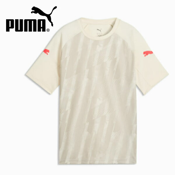 ■商品コメント &nbsp; PUMA(プーマ) INDIVILIGA グラフィック SSシャツ JR になります。 キッズ・ジュニア・子ども 元気な毎日を彩るキッズグラフィック半袖シャツ。 鮮やかで個性的なプリントデザインが特徴です。通気性に優れた軽やかな素材を使用し、動き回るお子さまも一日中快適な着心地をキープ。普段使いはもちろん、スポーツやアウトドアなどさまざまなシーンで活躍します。おしゃれと機能性を両立し、アクティブなキッズにぴったりの一着です。洗濯しても型崩れしにくく、お手入れも簡単。 両肩プーマロゴ 半袖 レギュラーフィット レギュラー丈 クルーネック 本体: 100% ポリエステル 【ゆうパケットについて】 こちらの商品は1点までゆうパケット発送可能です。 ※それ以上のご注文や、他商品を同時注文のうえ【ゆうパケットを利用する】を選択されますと通常発送になりますのでご了承ください。 ※ご注文後に自動送信されるメールには通常送料が加算されて表示されます。その後、当店からお送りするご注文確認メールにて、送料を修正したお支払い金額をご連絡いたします。 ※お支払い方法はクレジットカードのみ対象になりますのでご注意ください。 ※ご注文後、発送までにお時間をいただく場合がございます。 商品によってかかるお日数は異なりますので、お急ぎの方はメールにてお問い合わせください。 ※メーカー在庫切れ、廃盤など が生じた場合、やむを得ず、キャンセルの場合、ご登録いただいたメールアドレスへご連絡させていただきます。 &nbsp; ■商品詳細 &nbsp; ■ブランド PUMA-JAPAN（プーマジャパン） ■商品名 INDIVILIGA グラフィック SSシャツ JR ■品番 660967 ■カラー 04-Sedate Gray-Ultra Red-Sugared Almond ■材質 本体: 100% ポリエステル &nbsp; ■商品カラーにつきまして &nbsp; 可能な限り商品色に近い画像を選んでおりますが、閲覧環境等により画像の色目が若干異なる場合もございますので、その旨をご理解された上でご購入ください。 &nbsp; メーカー希望小売価格はメーカー商品タグに基づいて掲載しています