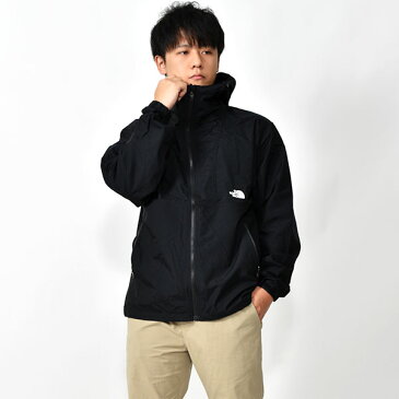 【すぐ使える100円割引クーポン配布中！】 送料無料 ザ・ノースフェイス THE NORTH FACE COMPACT JACKET コンパクト ジャケット メンズ アウトドア 登山 トレッキング ハイキング 軽量 シェル マウンテンジャケット ブラック ザ ノースフェイス np71830