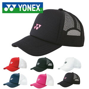 ヨネックス メッシュ キャップ YONEX CAP ユニセックス メンズ レディース スナップバック 帽子 メッシュキャップ テニス ゴルフ スポーツ ロゴキャップ UVカット 吸汗速乾 40007 21%off