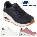 送料無料 スケッチャーズ 厚底 スニーカー SKECHERS レディース UNO WEDGE HI STEPS ウノ ウェッジ ハイステップス ウエッジソール シューズ 靴 ブラック 黒 ホワイト 白 ピンク 177520 21%off