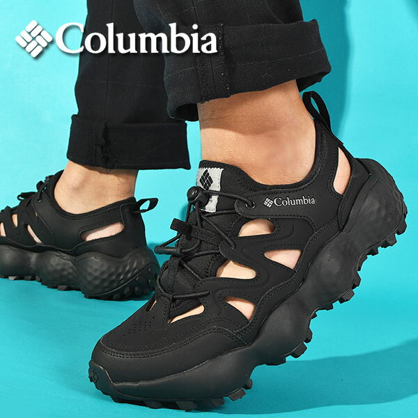送料無料 コロンビア スニーカー サンダル 水陸両用 Columbia メンズ THRIVE REVIVE スライブ リバイブ シャンダル アウトドア キャンプ フェス タウン カジュアル シューズ 靴 黒 緑 YM8908
