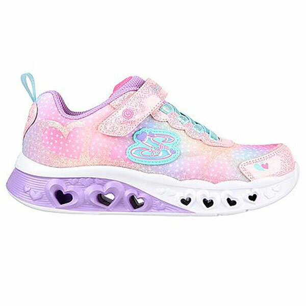 送料無料 スケッチャーズ 光る スニーカー SKECHERS キッズ ジュニア 子供 ハート キラキラ FLUTTER HEART LIGHTS シューズ 靴 子供靴 ベルクロ 302315L 2022秋冬新色 得割20