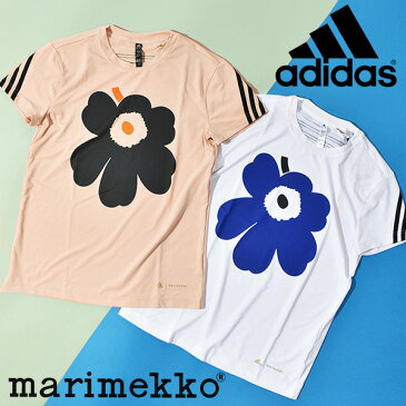 ゆうパケット対応可能!アディダス マリメッコ コラボ キッズ 半袖 Tシャツ adidas YG MARIMEKKO TEE ジュニア 子供 子供服 Unikko ウニッコ 2021秋新作 JEV09