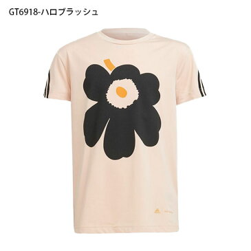 ゆうパケット対応可能!アディダス マリメッコ コラボ キッズ 半袖 Tシャツ adidas YG MARIMEKKO TEE ジュニア 子供 子供服 Unikko ウニッコ 2021秋新作 JEV09
