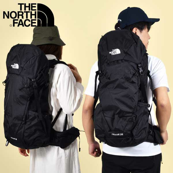 送料無料 ノースフェイス リュックサック メンズ レディース THE NORTH FACE TELLUS 35 テルス デイパック バックパック 37リットル Lサイズ アウトドア 登山 ザック ブラック NM62201