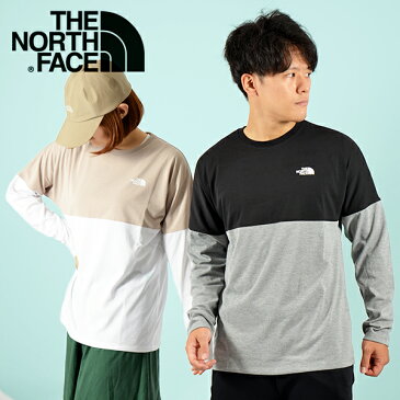 送料無料 ノースフェイス ヌプシ 長袖Tシャツ メンズ レディース ロンT UV THE NORTH FACE L/S Bi-Colored Nuptse Tee ロングスリーブ バイカラー ヌプシ ティー NT82286 2022秋冬新作