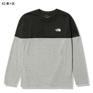 送料無料 ノースフェイス ヌプシ 長袖Tシャツ メンズ レディース ロンT UV THE NORTH FACE L/S Bi-Colored Nuptse Tee ロングスリーブ バイカラー ヌプシ ティー NT82286 2022秋冬新作