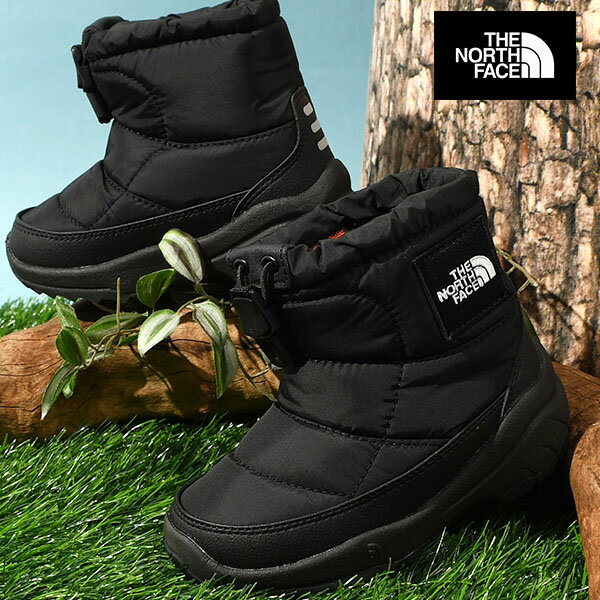 楽天エレファント靴店20％off 送料無料 ノースフェイス 子供 キッズ ヌプシ ブーツ THE NORTH FACE K Nuptse Bootie Logo Short ヌプシ ブーティー ロゴ ショート ウィンターブーツ 保温 スノトレ NFJ52280