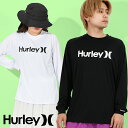 ネコポス発送! 送料無料 ラッシュガード メンズ レディース ハーレー HURLEY 長袖 PHANTOM RASH OAO LS TEE ロゴ UVカット 紫...