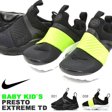 ベビーシューズ ナイキ NIKE プレスト エクストリーム TD ベビー キッズ スリッポン スニーカー シューズ 靴 スリップオン ベビー靴 子供 870019 2018冬新色