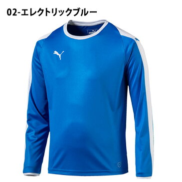 キッズ プーマ PUMA LIGA LS ゲームシャツ ジュニア 長袖 スポーツウェア トレーニングシャツ プラクティスシャツ シャツ ウェア スポーツ サッカー フットサル クラブ 部活 703668 得割20