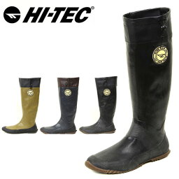 送料無料 レインブーツ ハイテック HI-TEC レディース メンズ ラバーブーツ KAGEROW カゲロウ ロングブーツ 長靴 雨靴 ロング パッカブル 折りたたみ レイン ブーツ シューズ 靴