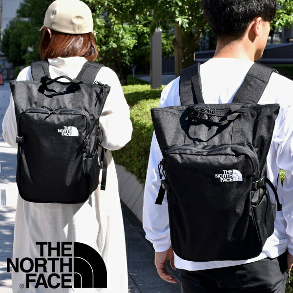 楽天エレファント靴店送料無料 ノースフェイス リュックサック レディース メンズ THE NORTH FACE Boulder Tote Pack ボルダートートパック 22L ブラック 黒 バックパック NM72357