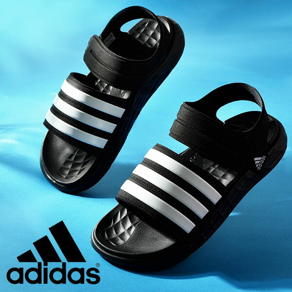 送料無料 アディダス スポーツサンダル レディース adidas DURAMO SL SANDAL ベルクロ シャワーサンダル スニーカー サンダル スポーツ ジム 3本ライン FY6035