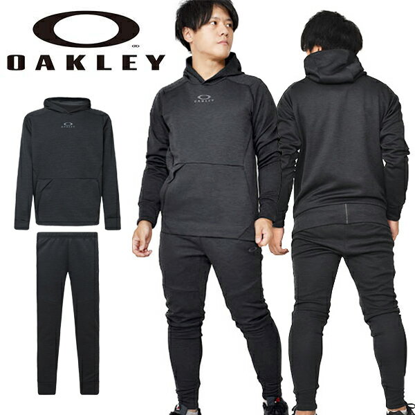 送料無料 フリース 上下セット OAKLEY オークリー メンズ フーディー パーカー ロング パンツ 上下組 吸汗速乾 UPF50+ スポーツ トレーニング ランニング ウェア FOA401418 FOA401420 得割32