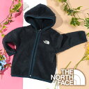 送料無料 ノースフェイス 毛足の長い ベビー モコモコ フリース ジャケット キッズ 防風 THE NORTH FACE B Sherpa Fleece Hoodie シェルパ フリース フーディー 子供 NAB72307 2023秋冬新作