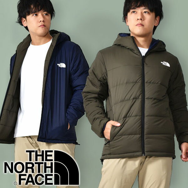 送料無料 ノースフェイス ナイロン ジャケット メンズ 2way 中綿 THE NORTH FACE Reversible Anytime Insulated Hoodie リバーシブル エニータイム インサレーテッド フーディー新作 ny82180