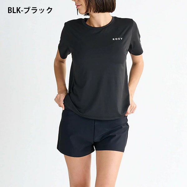 ネコポス発送！ 送料無料 水着 3点セット レディース ROXY ロキシー ROXY STEP スイムウェア 上下セット Tシャツ ブラトップ ラッシュガード ビーチ プール 海 リゾート サーフィン 野外フェス 旅行 RSW251002 2025春夏新作