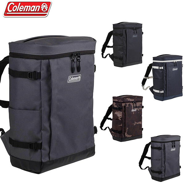 送料無料 バックパック コールマン Coleman SHIELD 25 シールド メンズ レディース 25L 防水 スクエア型 リュックサック デイパック リュック バッグ アウトドア 通勤 通学 学校