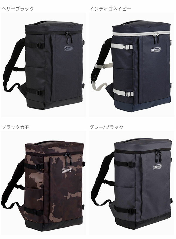 送料無料 バックパック コールマン Coleman SHIELD 25 シールド メンズ レディース 25L 防水 スクエア型 リュックサック デイパック リュック バッグ アウトドア 通勤 通学 学校