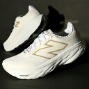 送料無料 ニューバランス 厚底 スニーカー New Balance レディース 幅広 ワイド Fresh Foam 1080 v14 ホワイト 白 軽量 ニット...