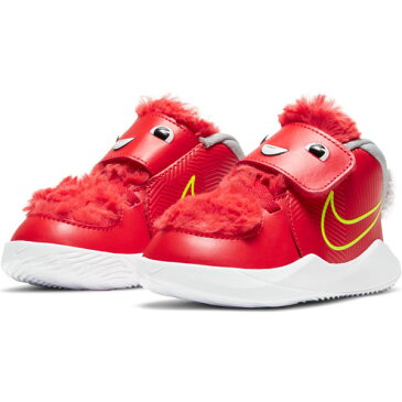 40%OFF ベビーシューズ ナイキ NIKE チーム ハッスル D 9 LIL TD キッズ ベビー 子供 ジュニア 男の子 女の子 ベビー靴 シューズ 靴 子供靴 スニーカー ベルクロ ファー付き レッド 赤 CT4066 2020冬新作 【あす楽対応】