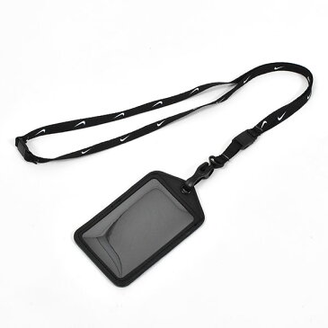 IDカードホルダー ナイキ NIKE I.D バッジランヤード IDケース IDカードケース ネックストラップ付き ストラップ パスケース ブラック 黒 NS2011 2020冬新作 【あす楽対応】