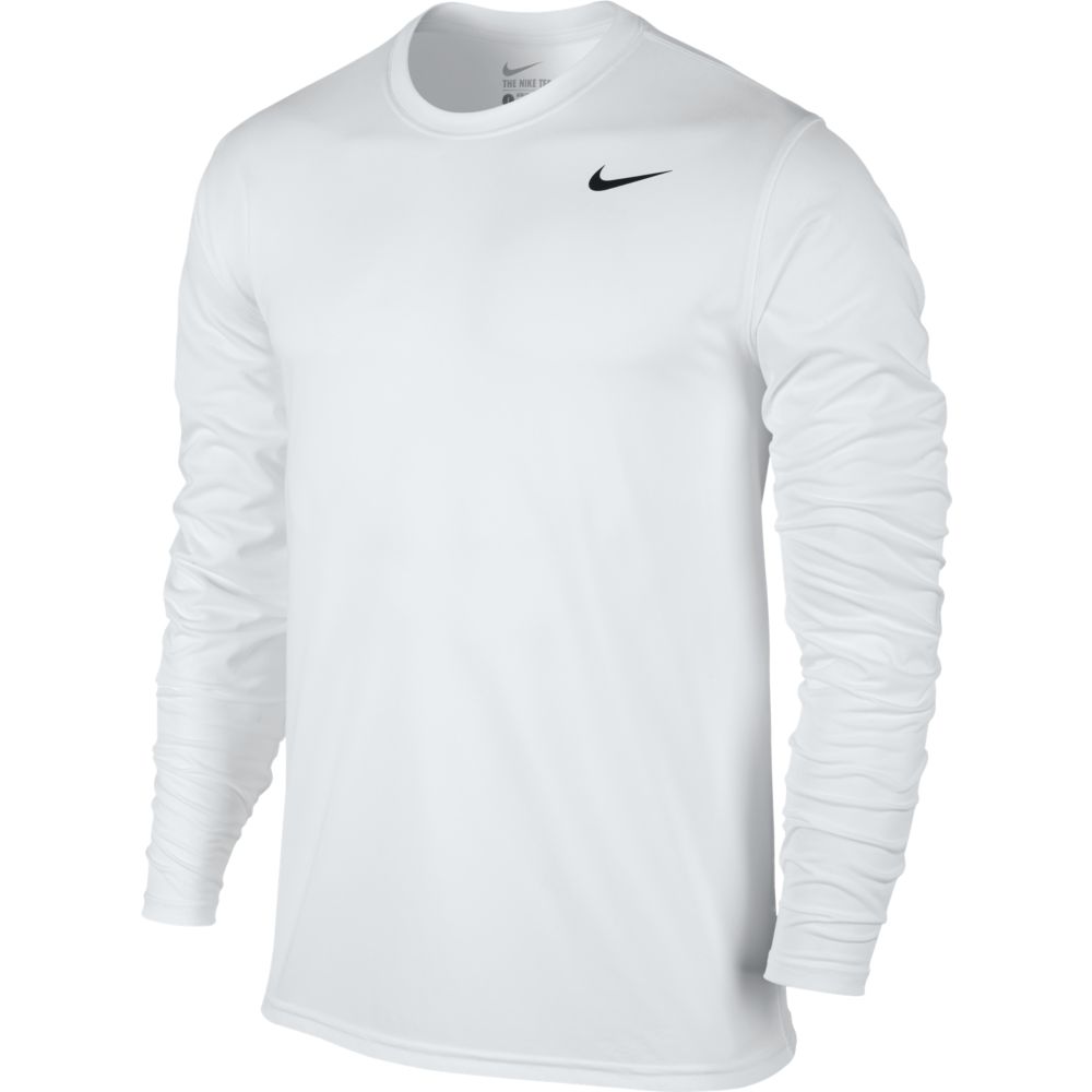 30％OFFナイキ NIKE メンズ ドライフィット レジェンド L/S Tシャツ 長袖 トレーニングシャツ スポーツウェア ランニング ジョギング ジム トレーニング フィットネス スポーツ シャツ ウェア ホワイト 白 718838