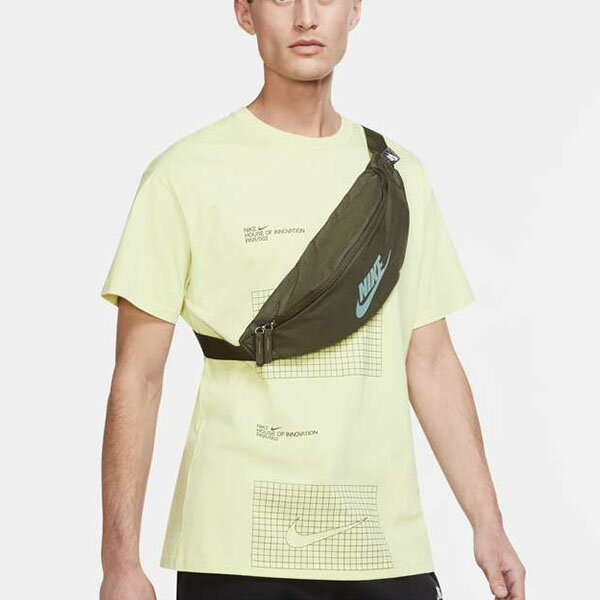 ナイキ ウエストバッグ メンズ レディース NIKE ヘリテージ ウエスト パック 約3L ボディバッグ ヒップバッグ ウエストポーチ ワンショルダー ポーチ バッグ ポシェット ショルダーバッグ db0490 325 カーキ 2021秋新作