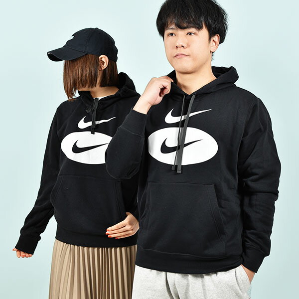 ナイキ パーカー レディース Lサイズ現品限り 40%off 送料無料 ナイキ パーカー メンズ レディース NIKE NSW SL BB プルオーバー フーディ フード 長袖 フリース スウェット スポーツウェア 裏起毛 ブラック 黒 dm5459