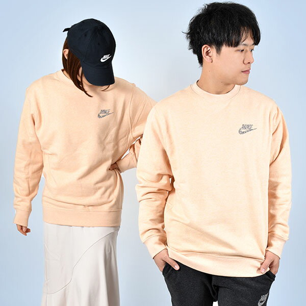 40%off 送料無料 ナイキ スウェット トレーナー メンズ レディース NIKE NSW リバイバル フリース L/S クルー 長袖 スエット スウェットシャツ スポーツウェア ベージュ dm5631のサムネイル