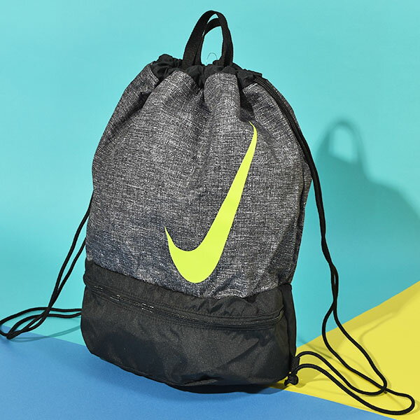 ナイキ スイミングバッグ NIKE 2ルーム プールバッグ 14L 水泳 ナップサック プール スイミング グレー 1994011 2023春新作のサムネイル