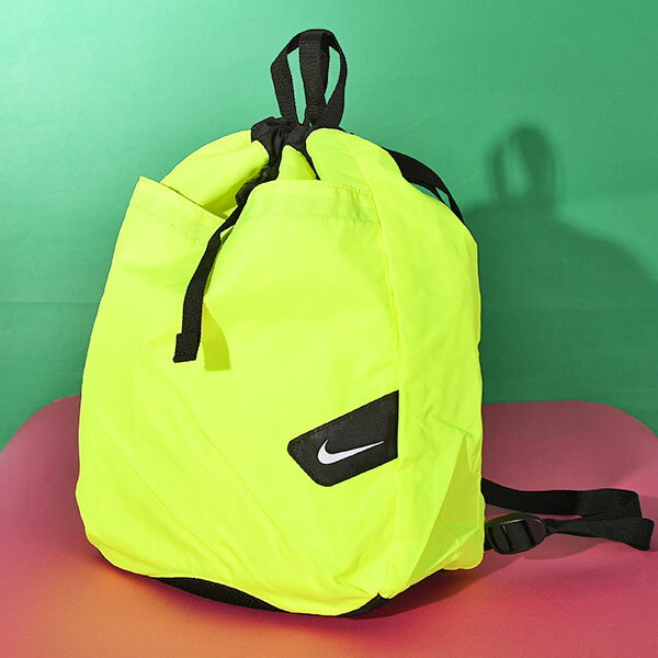 ナイキ スイミングバッグ NIKE ベーシック プールバッグ 14L 水泳 ナップサック プール スイミング イエロー 1994020 2024春新作