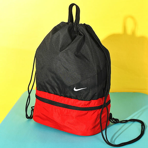 ナイキ スイミングバッグ NIKE 2ルーム プールバッグ 14L 水泳 ナップサック プール スイミング ブラック 1994021 2024春新作