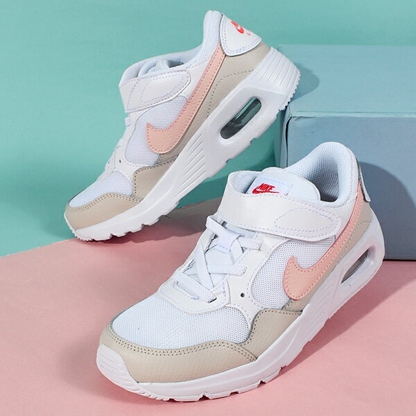 送料無料 ナイキ スニーカー キッズ NIKE エア マックス SC PSV AIR MAX SC 子供 シューズ 靴 ホワイト..