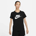 ゆうパケット対応可能!ナイキ 半袖 Tシャツ レディース NIKE スポーツウェア エッセンシャル ウィメンズ ロゴ Tシャツ ブラック 黒 DX7907