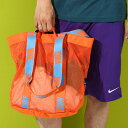 送料無料 ナイキ スイミングバッグ NIKE メッシュトートプールバッグ 20L 水泳 トートバッグ プール スイミング オレンジ 1994036 2025夏新...