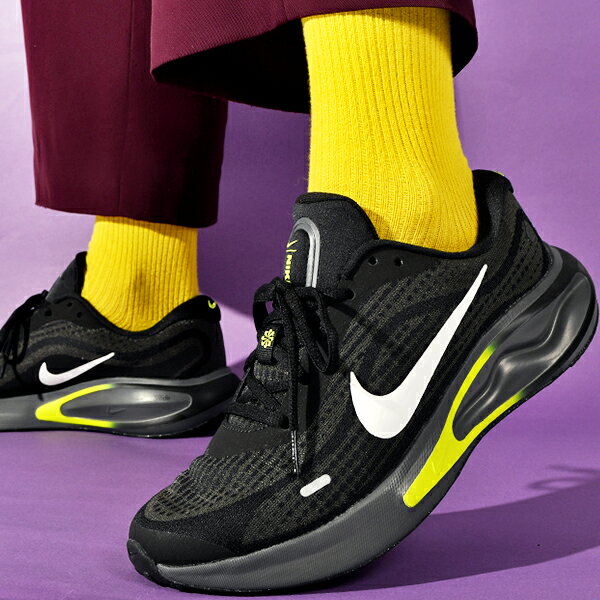 送料無料 ナイキ ランニングシューズ 厚底 メンズ NIKE ジャーニー ラン 靴 ランニング ジョギング スニーカー シューズ 運動靴 ブラック FN0228 2025冬新作のサムネイル