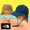 ネコポス発送! 送料無料 虫よけ加工 ノースフェイス UV キャップ キッズ THE NORTH FACE 子供 ビー フリー シールド キャップ Kids T...