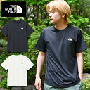 ネコポス発送!送料無料 ノースフェイス 半袖Tシャツ メンズ レディース UV 抗菌防臭 吸汗速乾 ストレッチ THE NORTH FACE ワンポイント ロゴ...